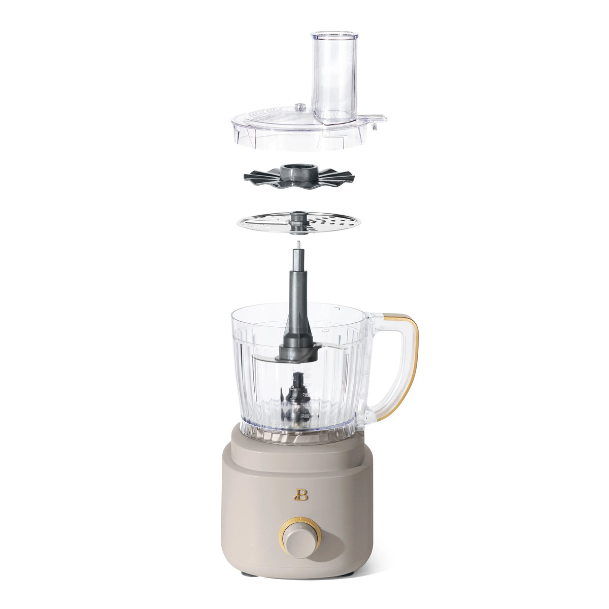 Beautiful 10-Cup Food Processor with Accessories, White Icing by Drew Barrymore