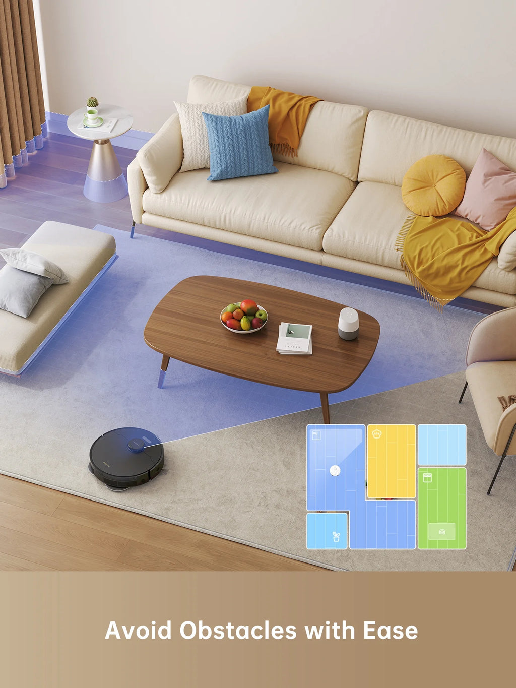 Dreame D10s Pro Robot Vacuum and Mop, Wi-Fi Compatible, Powerful Suction