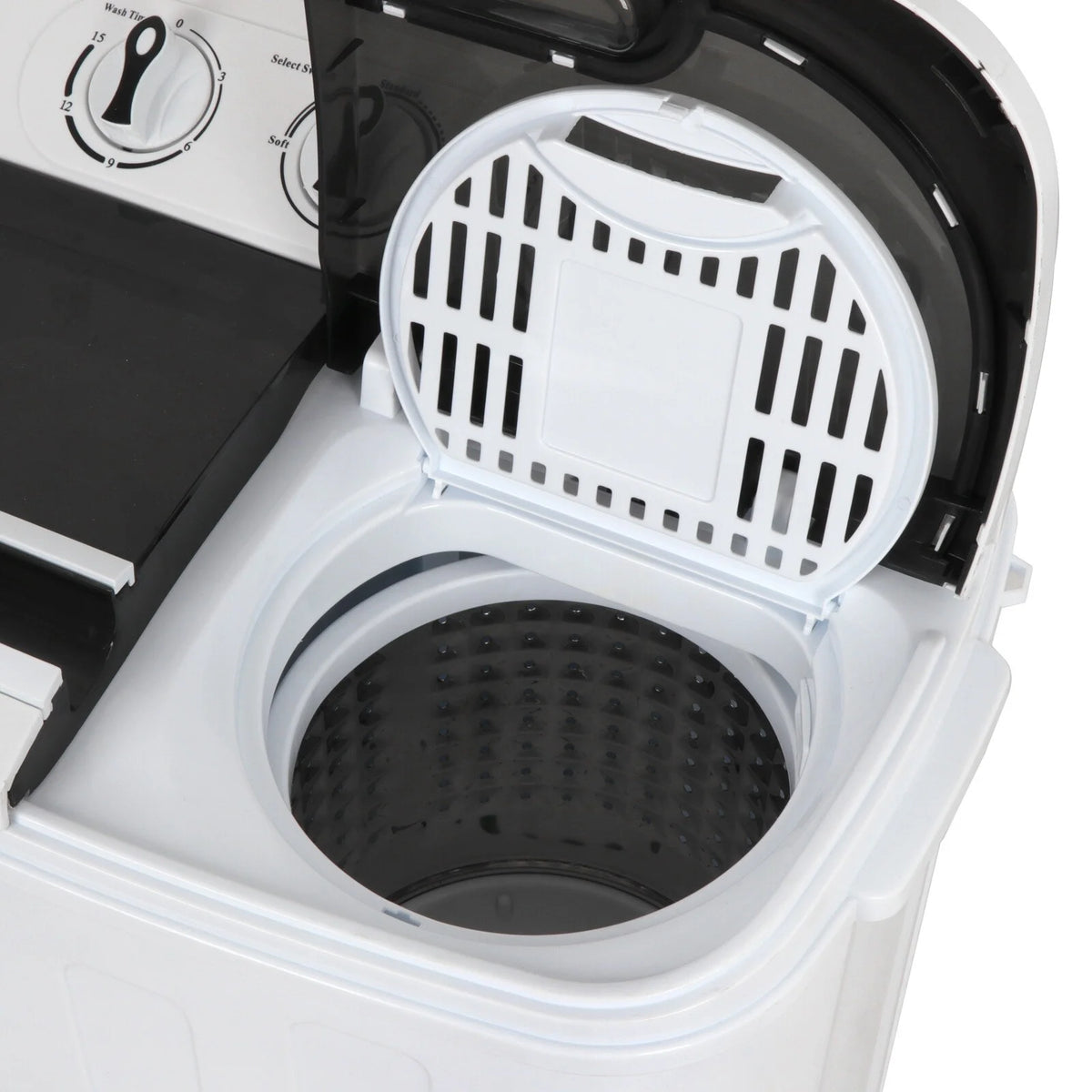 Veado Compact Portable Washer & Dryer Set - All - in - One Mini Washing Machine with Spin Dryer, Energy - Efficient, Space - Saving Design, Ideal for Apartments, Dorms, RVs, White Finish