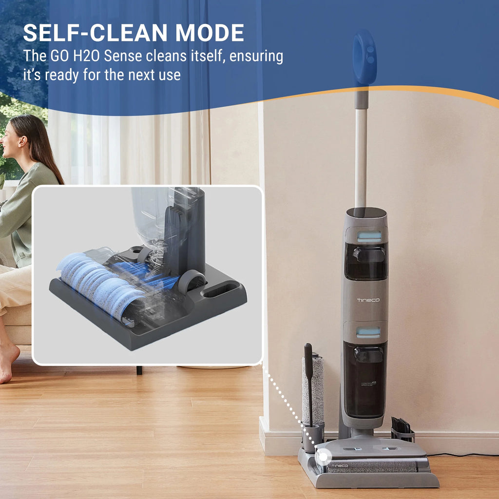 Tineco GO SENSE Cordless Smart Floor Washer, Multi-Surface Wet Dry Vacuum / Mop (GH301)