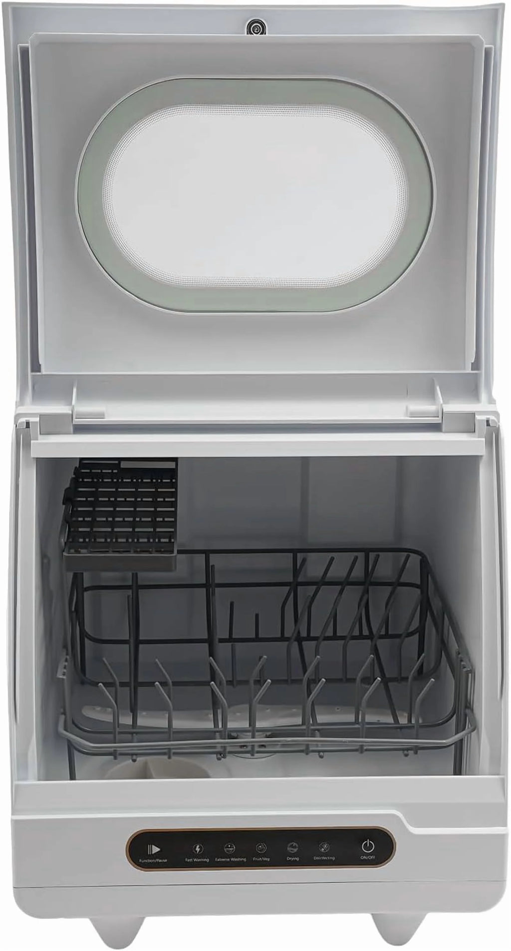 Portable Countertop Dishwasher Compact Dishwasher with 5 Washing Programs,Leak-Proof Dry Dishwasher for Houses,Apartments,Dorms