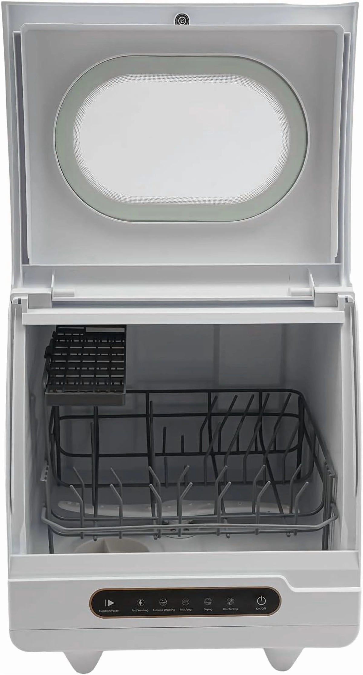 Portable Countertop Dishwasher Compact Dishwasher with 5 Washing Programs,Leak-Proof Dry Dishwasher for Houses,Apartments,Dorms