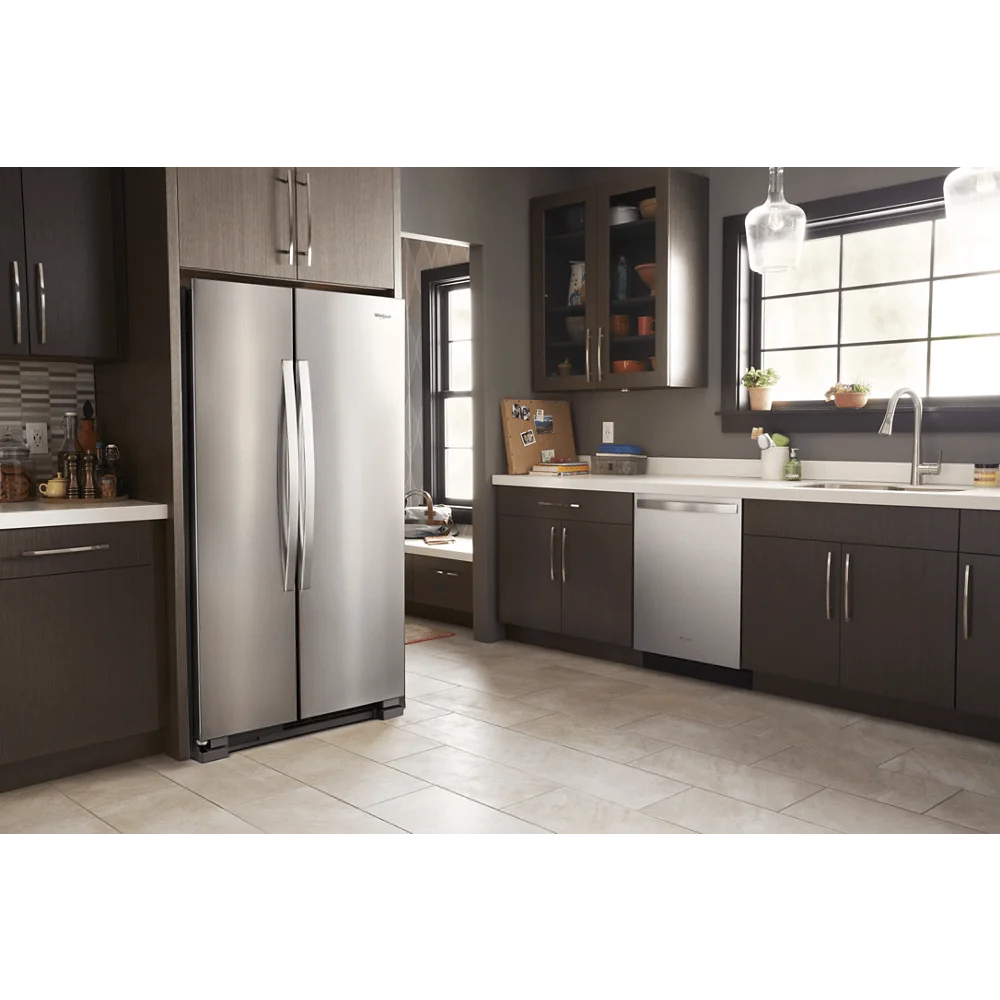WHIRLPOOL WRS312SNHM side by side freestanding refrigerator