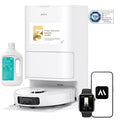 Mova E40 Ultra Robot Vacuum and Mop with Cleaning Solution, 19,000Pa Suction, Extenable & Liftable Mop, All-in-One Station, Auto-Empty, Auto Washing & Hot Air Drying, 360��Obstacle Avoidance