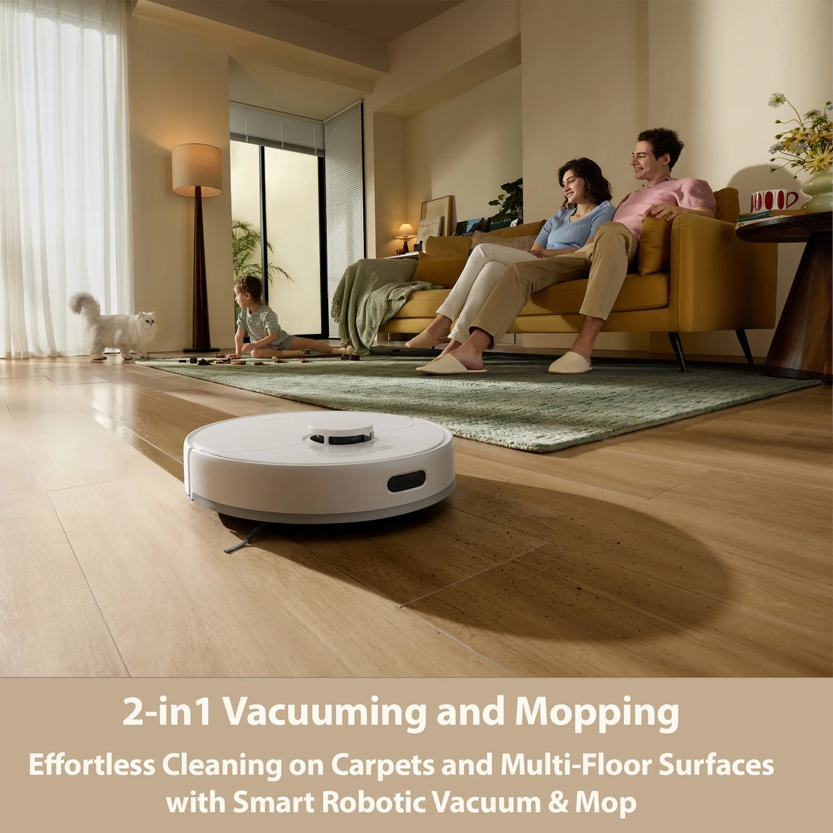 Dreame GoVac 200 Robot Vacuum and Mop with 13000Pa Suction, Auto-Empty, 300 Min Runtime