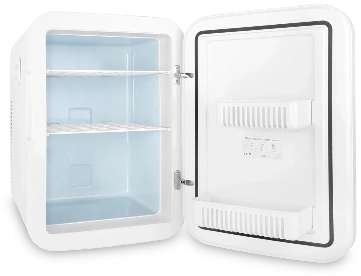 Cooluli Concord 20-Liter Portable Cooler/Warmer Mini Fridge, Black