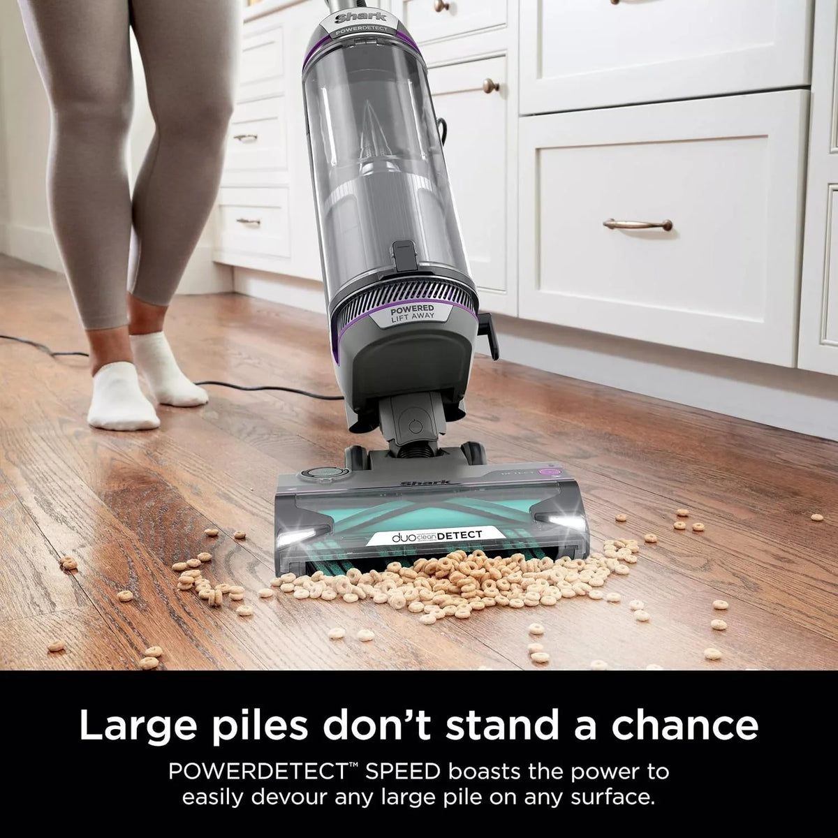 Restored Shark AZ3901 POWERDETECT Upright Vacuum Cleaner with DuoClean Technology, Odor Neutralizer Technology, Powered Lift-Away, Self Cleaning Brushroll (Refurbished)