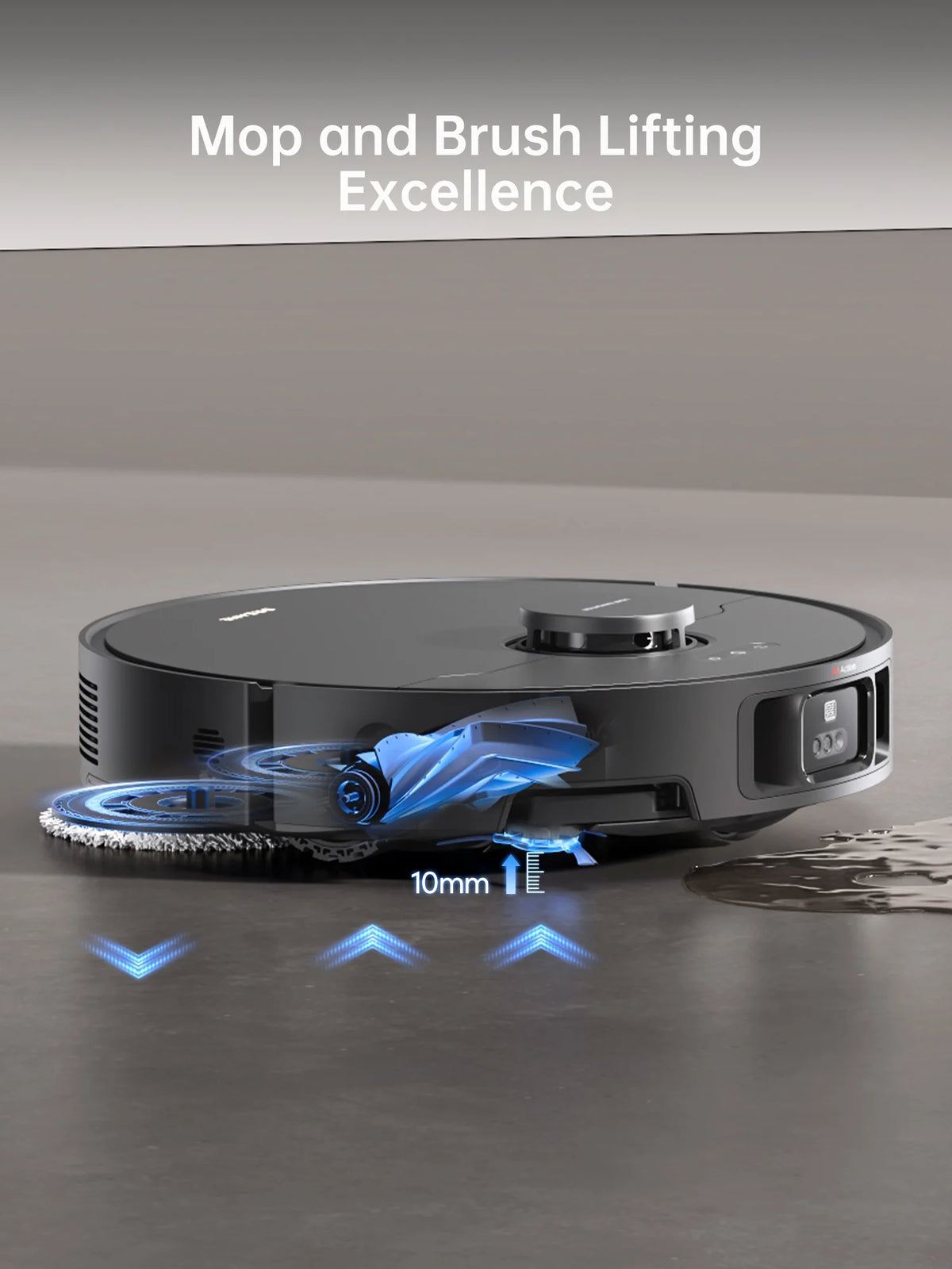 dreame L40 Ultra Robot Vacuum with Removable & Liftable Mop, Extendable & Liftable SideBrush, 11,000Pa Suction, 149a?? Mop & Washboard Self Cleaning, Auto-Empty, Auto Refill, Voice Control