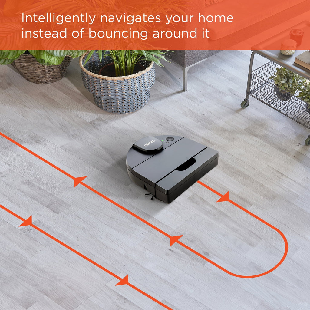 Open Box Neato D10 Intelligent Robot Vacuum Wi-Fi Connected with LIDAR Navigation in Silver