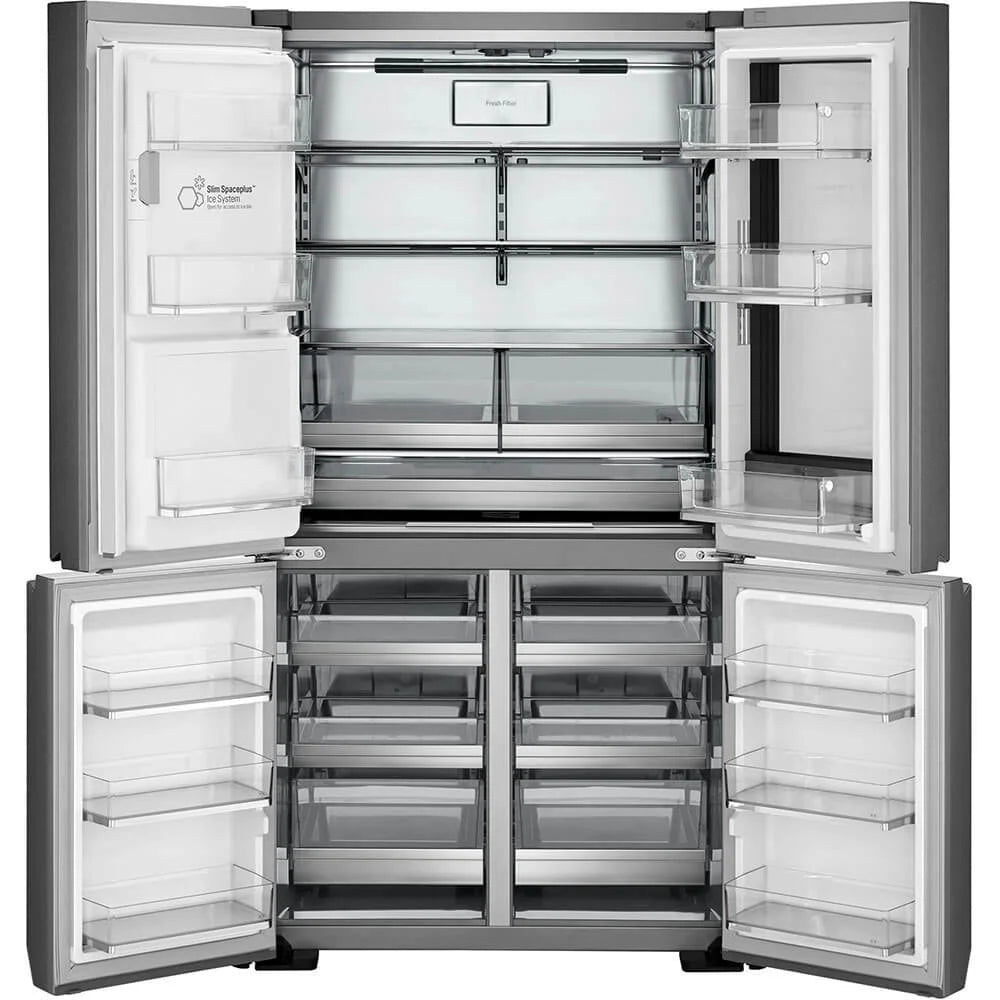 LG URNTC2306N 22.8 Cu. Ft. Textured Steel French Door Counter-Depth Refrigerator