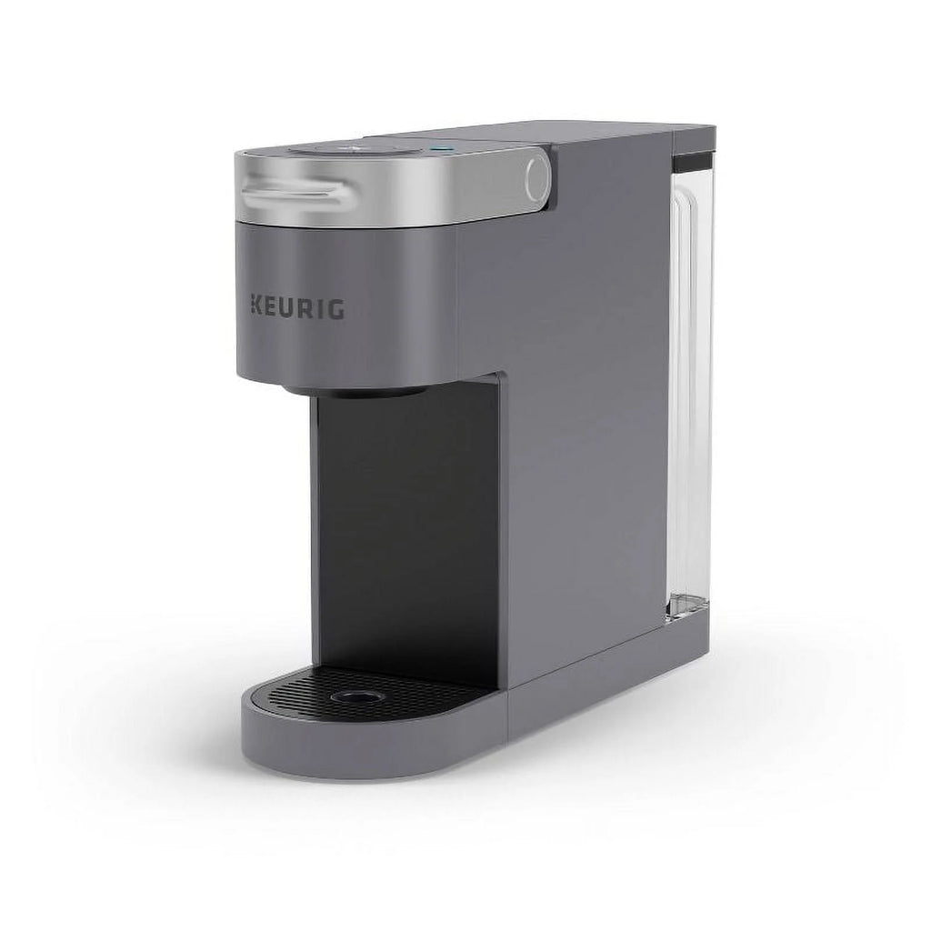 Restored Keurig KSK901AGY K-Slim + ICED Single Serve Coffee Maker, Hot & Cold Brewing, 3 Brew Sizes, 46oz Removable Reservoir, Gray (Refurbished)