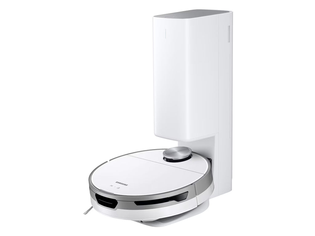 SAMSUNG Jet Bot+ Robot Vacuum Cleaner with Clean Station, Automatic Emptying, 5-Layer Filtering, LIDAR Technology, Self-Emptying, Smart Mapping, Wi-Fi Connected, LIDAR Navigation, Mop Combo