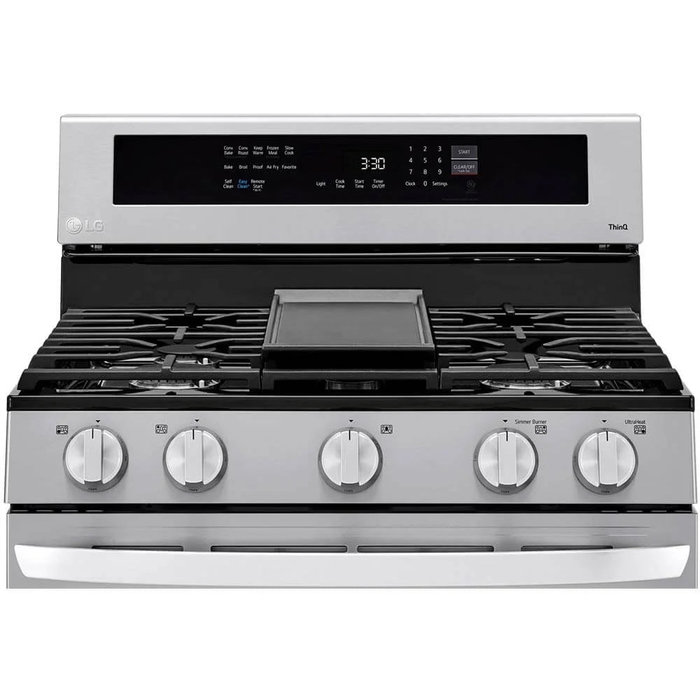 LG 30�� 5.8 cu ft Slide-In Gas Range in Stainless Steel
