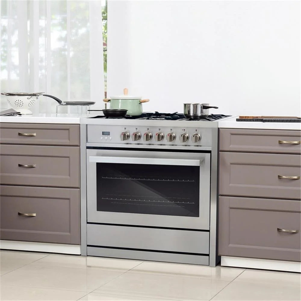 Cosmo COS-F965NF 36 in. Stainless Steel Dual Fuel Range with Convection Oven