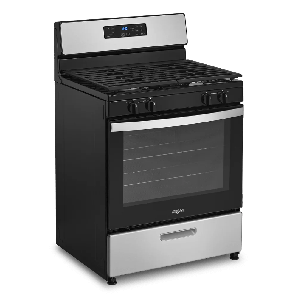 WHIRLPOOL WFG320M0MS 30" FREE STANDING GAS RANGE Stainless Steel