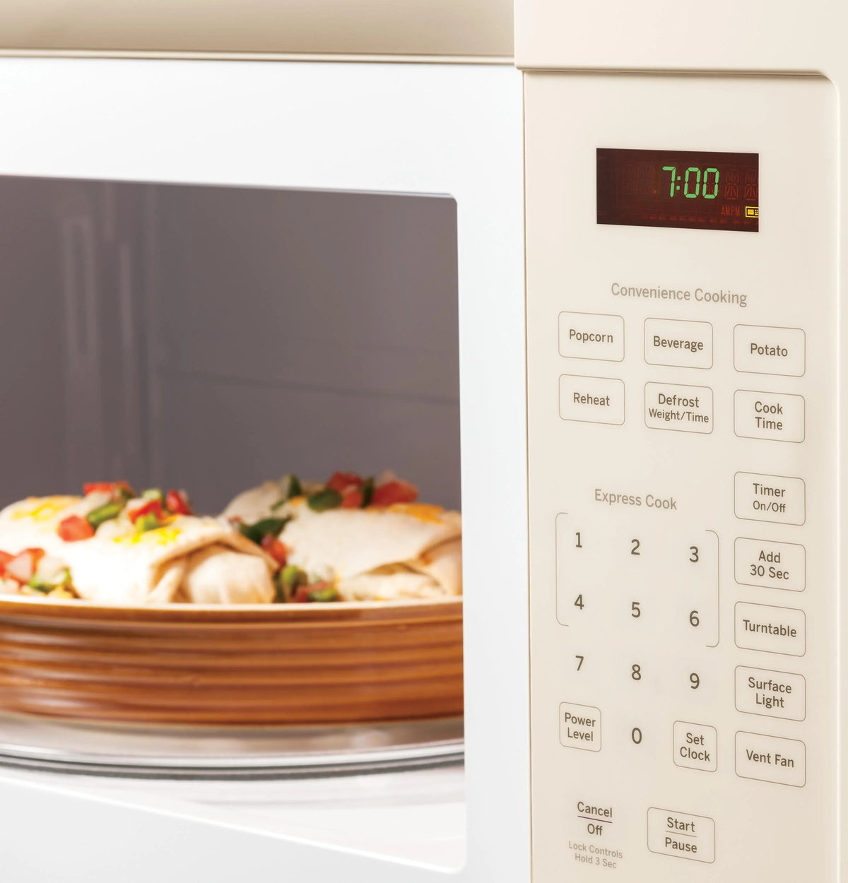GE JVM3160RFSS 30 Over-the-Range Microwave Oven with 1.6 cu. ft. Capacity 2-Speed 300 CFM Venting in Stainless Steel