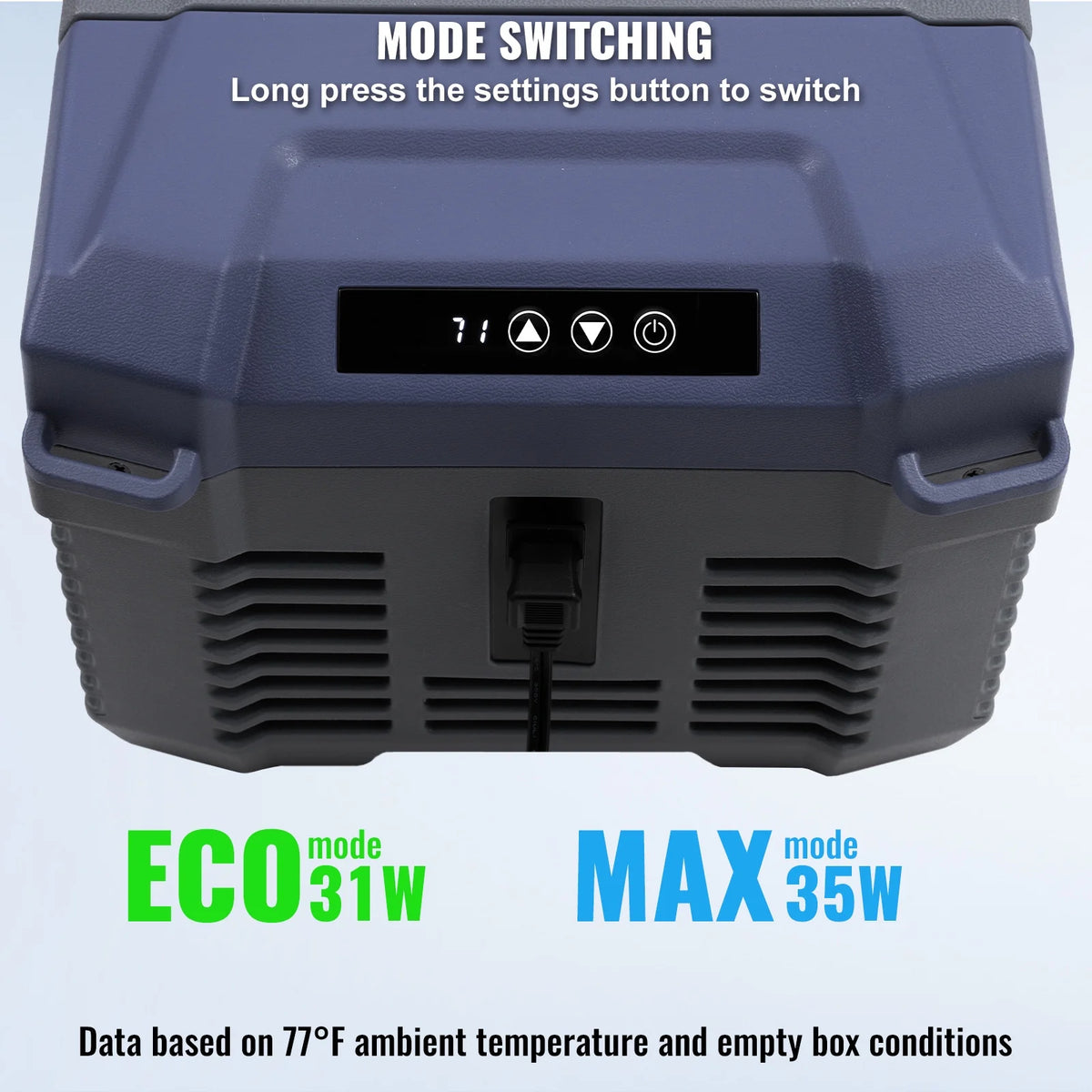 XYTREWPortable Car Refrigerator Cooler Freezer Compressor 9 L Single Zone for Car Home �?9  Single temperature zone compressor refrigeration car refrigerator, portable refrigeration and freezing
