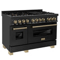 ZLINE KITCHEN AND BATH RABZ48CB professional gas range