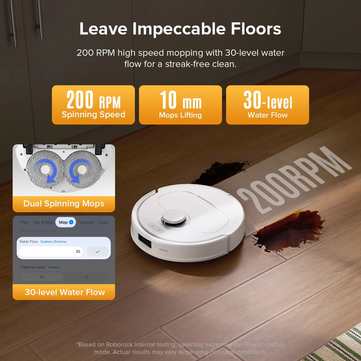 Roborock Qrevo Series Robot Vacuum and Mop, Auto Mop Washing&Drying, 8000Pa Suction, Self-Emptying, Anti-Tangle Brushes, Smart Obstacle Avoidance (QV 35A)