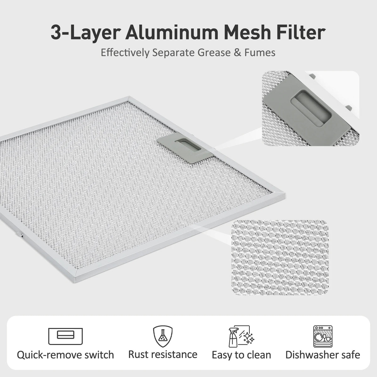 IsEasy 30 in Convertible Vent Under Cabinet Range Hood