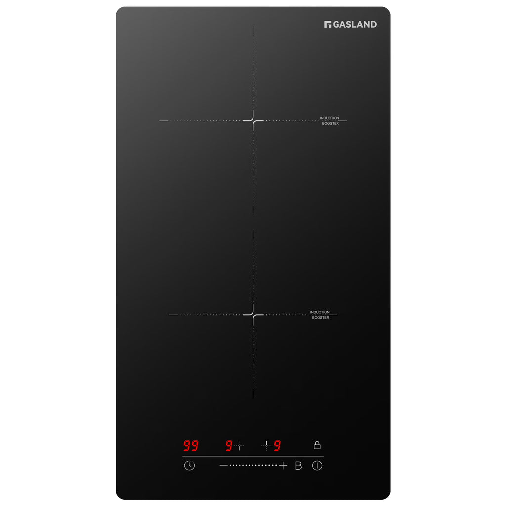 Gasland Chef IH30BF 12" Electric Cooktop Built-in 2 Burner Induction Stovetop 240V