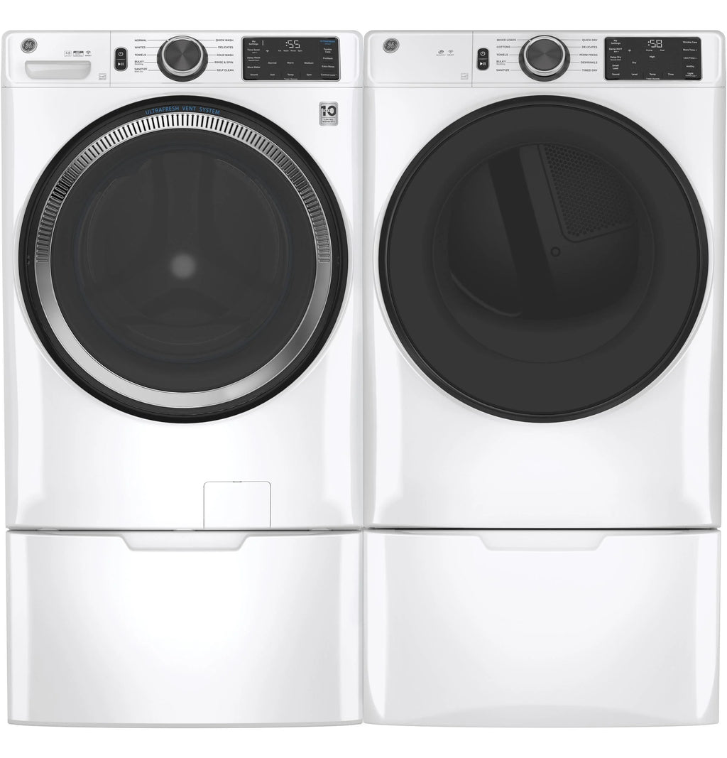 GE? 7.8 cu. ft. Capacity Smart Front Load Electric Dryer