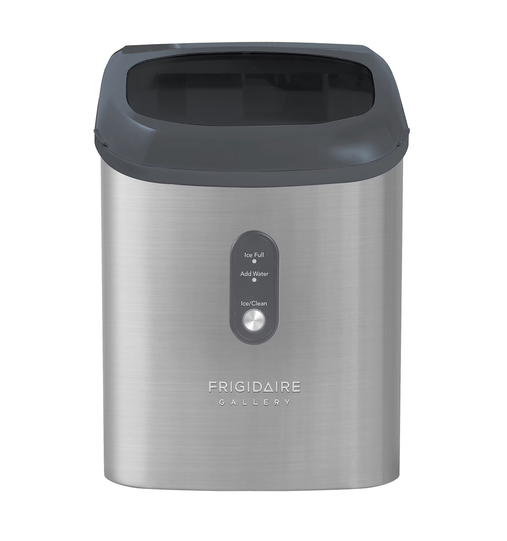 Frigidaire Gallery, 33 lbs. Nugget Ice Maker, Stainless Steel, Black, EFIC214