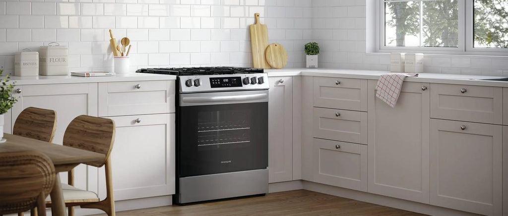 Frigidaire FCFG3062AS 30" Gas Range with Steam Clean, Stainless Steel