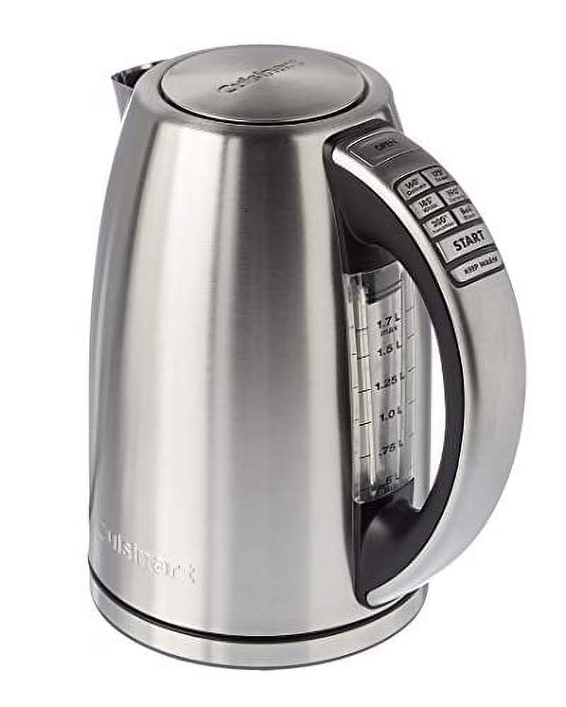 Cuisinart CPK-17 PerfecTemp 1.7-Liter Stainless Steel Cordless Electric kettle, Graphite