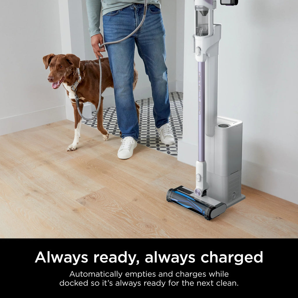 Shark Detect Clean & Auto Empty System, Cordless Stick Vacuum Cleaner- PowerFins Brushroll, LED Headlights