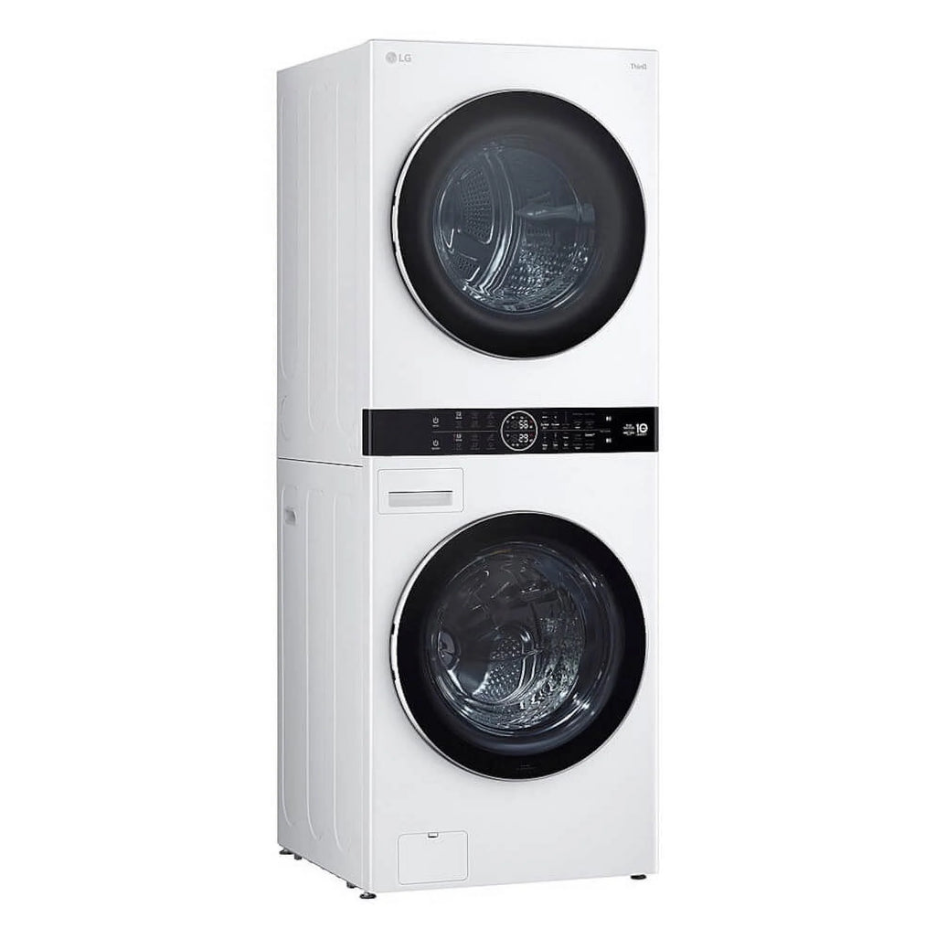 LG WKHC252HWA  27 Inch Electric Laundry Tower with 5 cu ft Front Load Washer