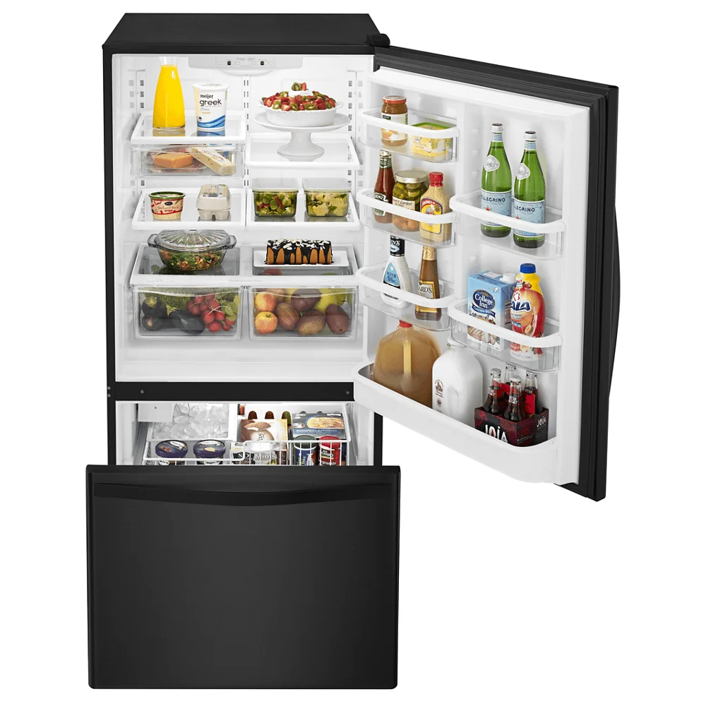 Whirlpool WRB329DMBB 18.7 Cu. Ft. Freestanding Bottom Freezer Refrigerator