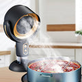 Portable Range Hood With Speed Exhaust Fan Detachable Filter Oil Collection Cup Tabletop Kitchen Range Hood (including 5 Filters And 5 Oil Filters)