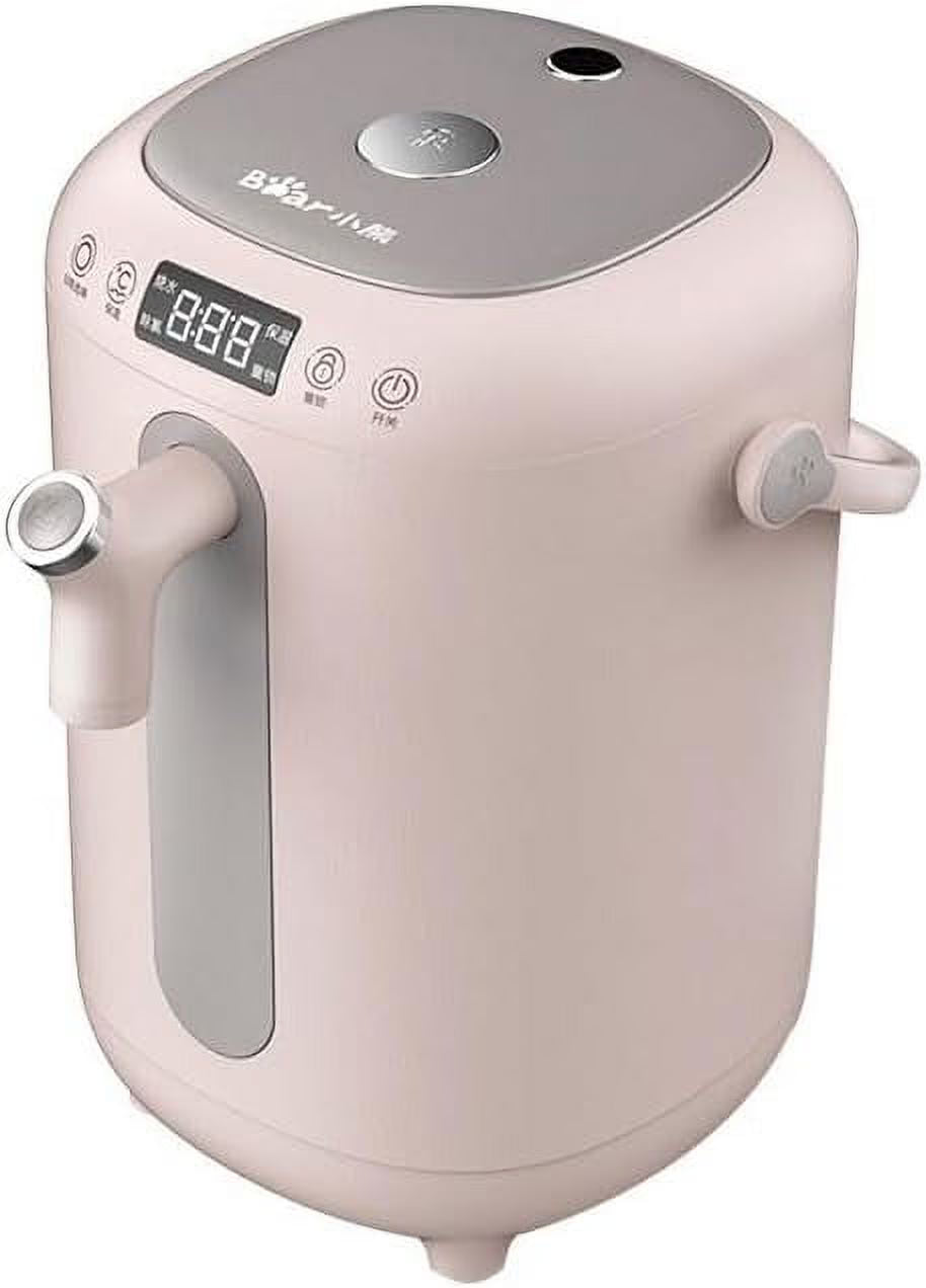 Bear Water Boiler, Electric Hot Water Pot, Safety Lock, Instant Heating for Coffee & Tea, Auto-Shutoff & Boil Dry Protection, 3.0L, Pink
