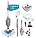 saney 10-in-1 Steam Mop - Floor Steamer with Chamber and Detachable Handle for Tile Grout, Clothes, Furniture, Hardwood, Upholstery, & Carpet, Handheld Steam Cleaner for Home Use