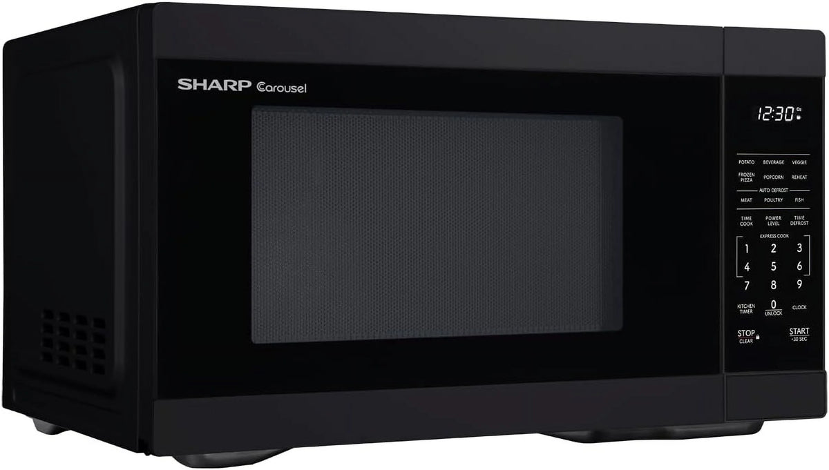 Countertop Microwave, 1000W, 1.1 cu ft, BLACK