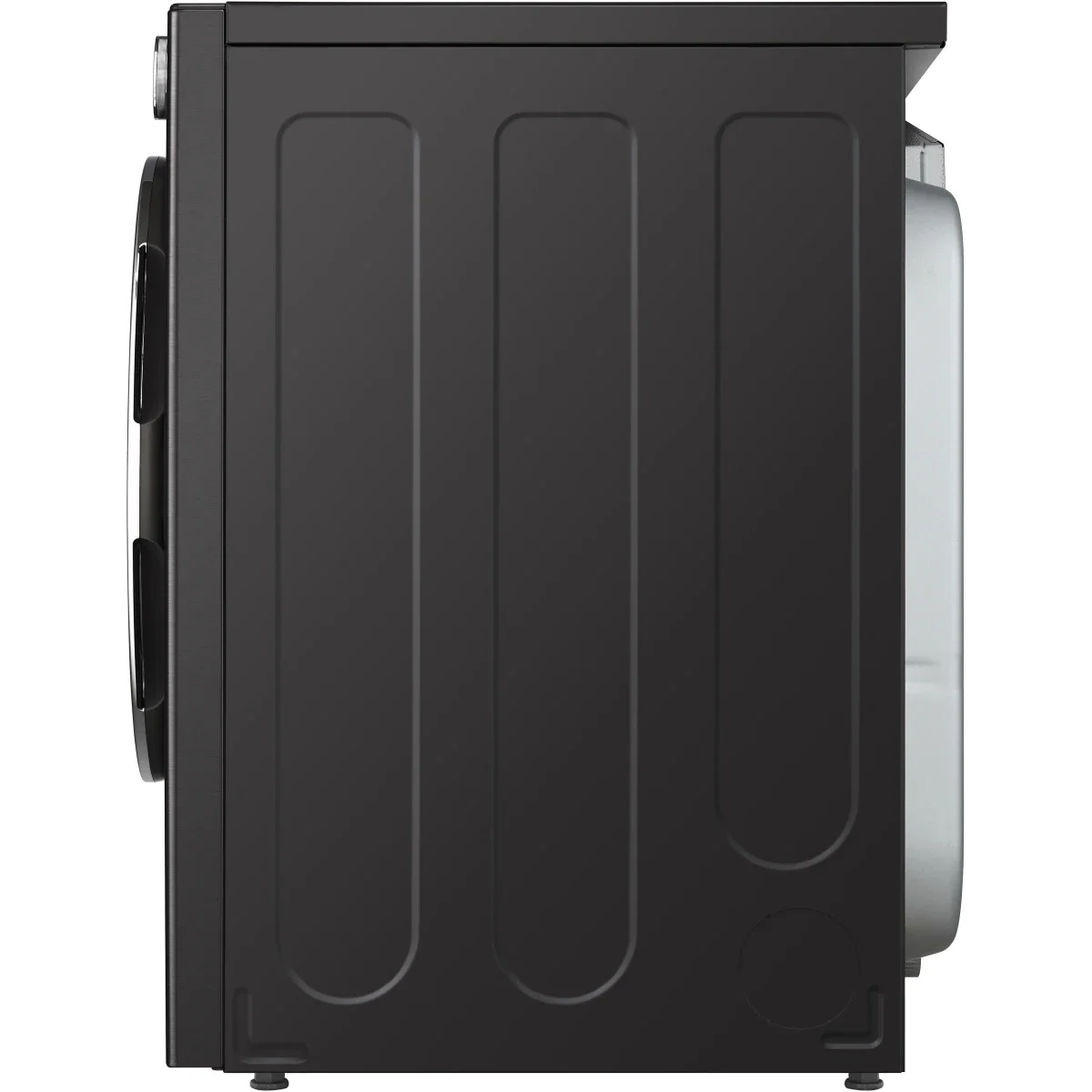 LG DLEX6700B 7.4 Cu. Ft. Black Steel Stackable Front Load Smart Electric Dryer with TurboSteam