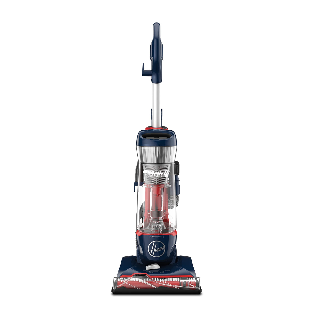 Restored Hoover Residential Vacuum-UH74110M Hoover Pet Max Complete Bagless Upright Vacuum Cleaner with Allergen Block Technology (Refurbished)