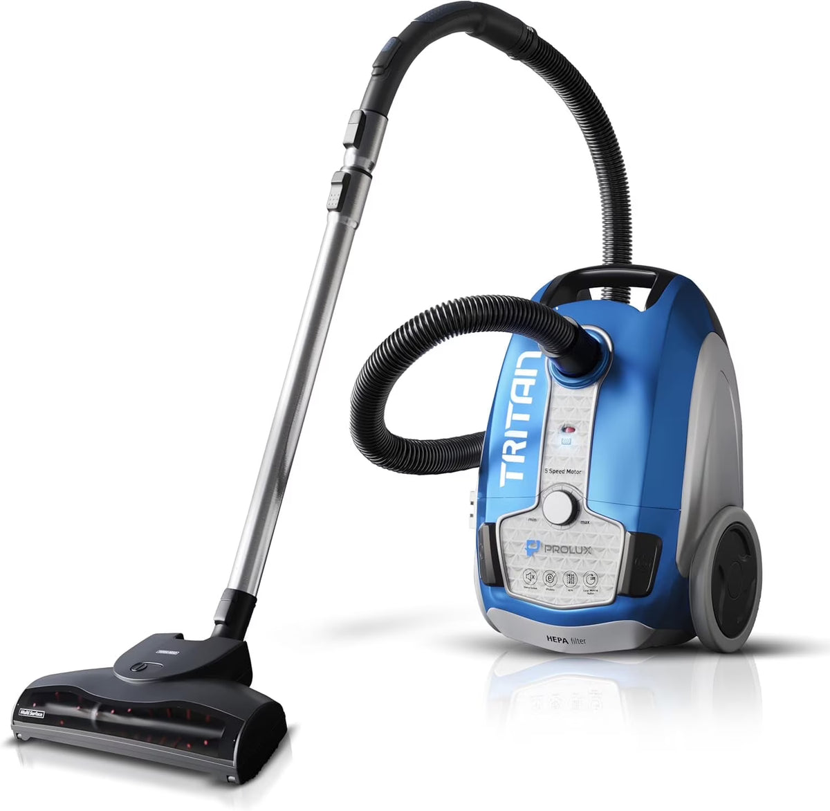 Prolux Tritan Canister Vacuum HEPA Sealed Hard Floor with Powerful 12 Amp Motor
