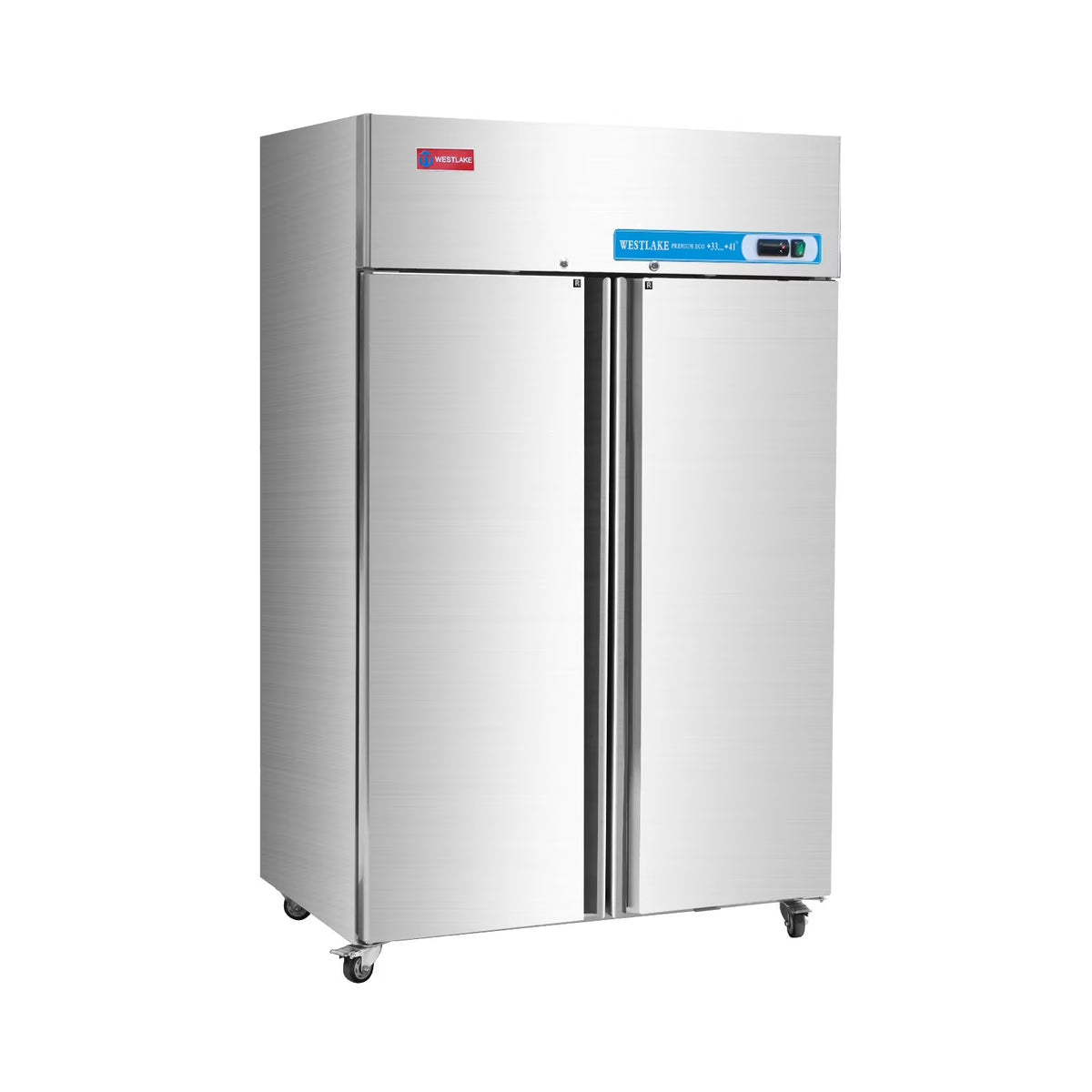 Westlake Commercial Reach In Upright Freezer WK-48F Double Solid Door Stainless Steel 36 Cu. Ft