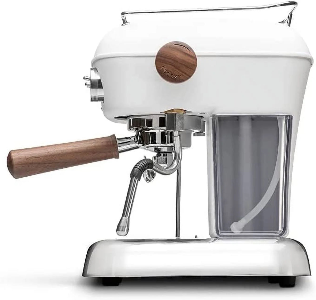 Ascaso Dream PID Programmable Home Espresso Machine w/ Volumetric Controls | 120V | Walnut | Anthracite Gray
