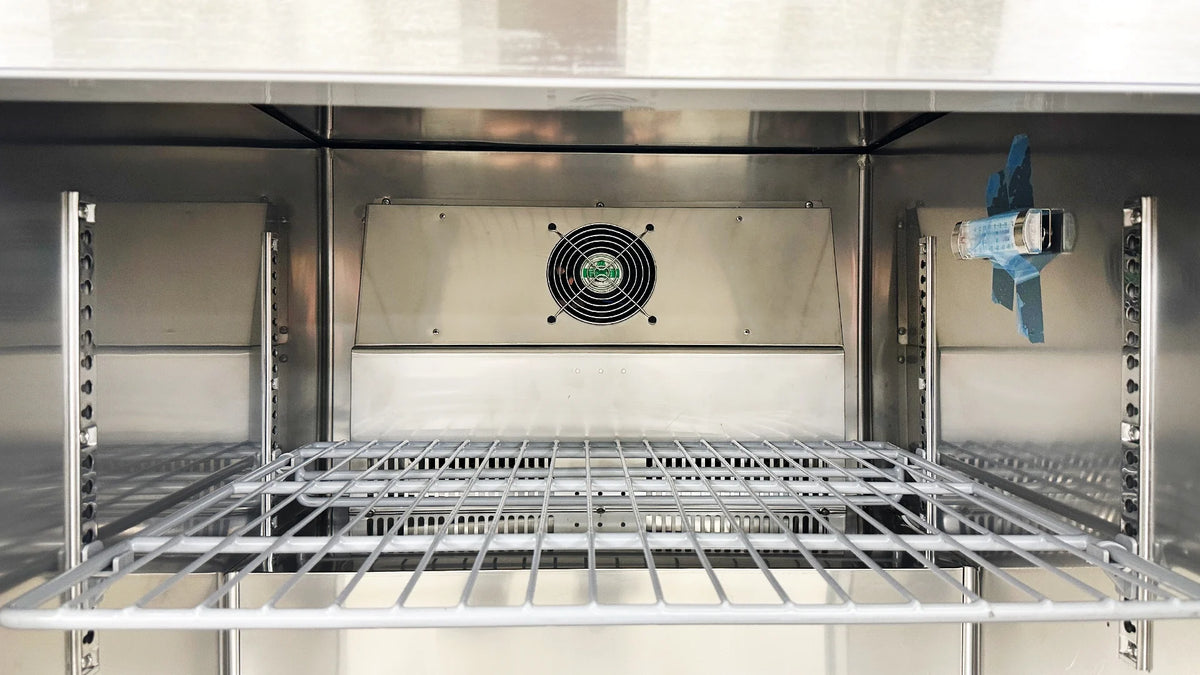 Cooler Depot 27.5 In. 7.2 Cu.ft Stainless Steel Undercounter Freezer AUF-0776 NSF ETL Certified
