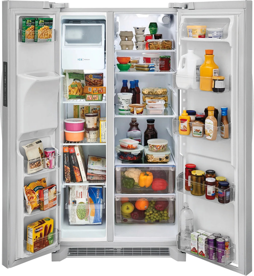 Frigidaire FRSS2623AW 26 Cu. Ft. 36'' Standard Depth Side-by-Side Refrigerator, White
