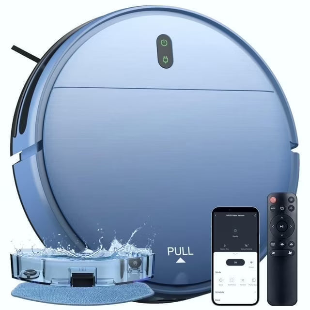 ONSON Robot Vacuum Cleaner, Robot Vacuum and Mop Combo with WIFI/Alexa for Pet Hair and Hard Floor