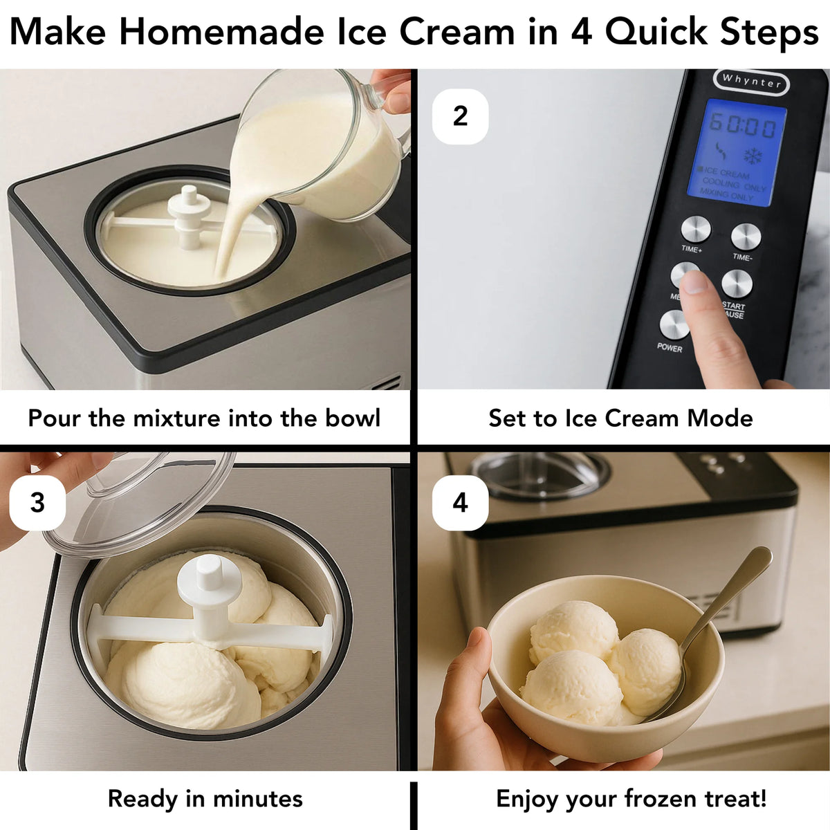 Whynter 2.1 Quart Ice Cream Maker