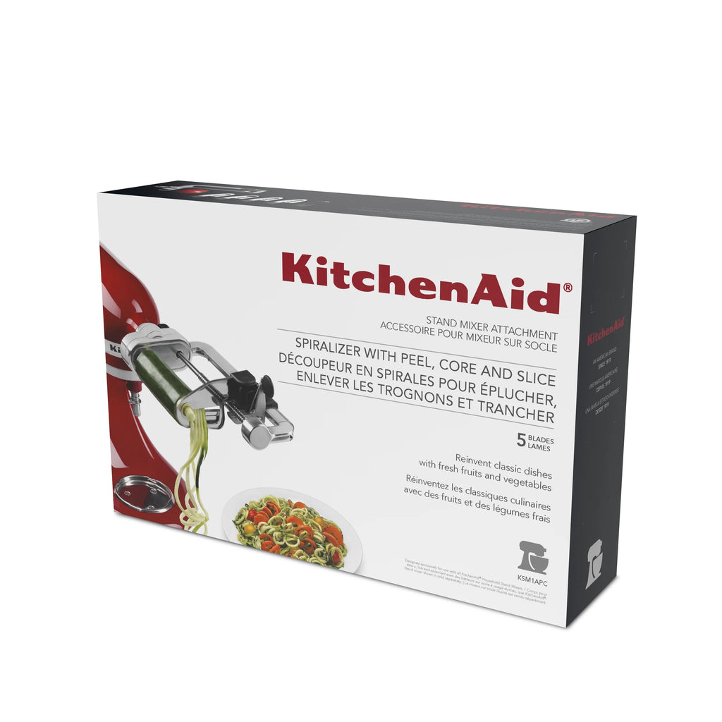 KitchenAid Spiralizer Attachment with 5 Blades for Stand Mixer
