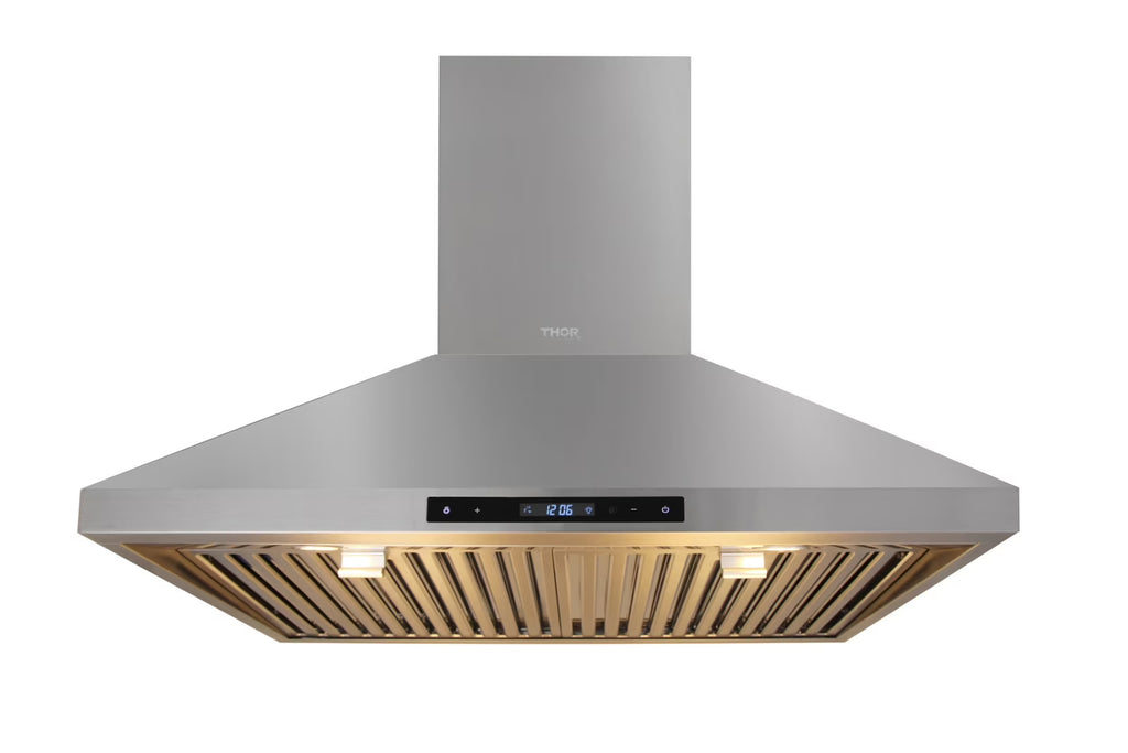 Thor Kitchen Hrh3007 600 Cfm 30" Wide Wall Mounted Range Hood - Stainless Steel
