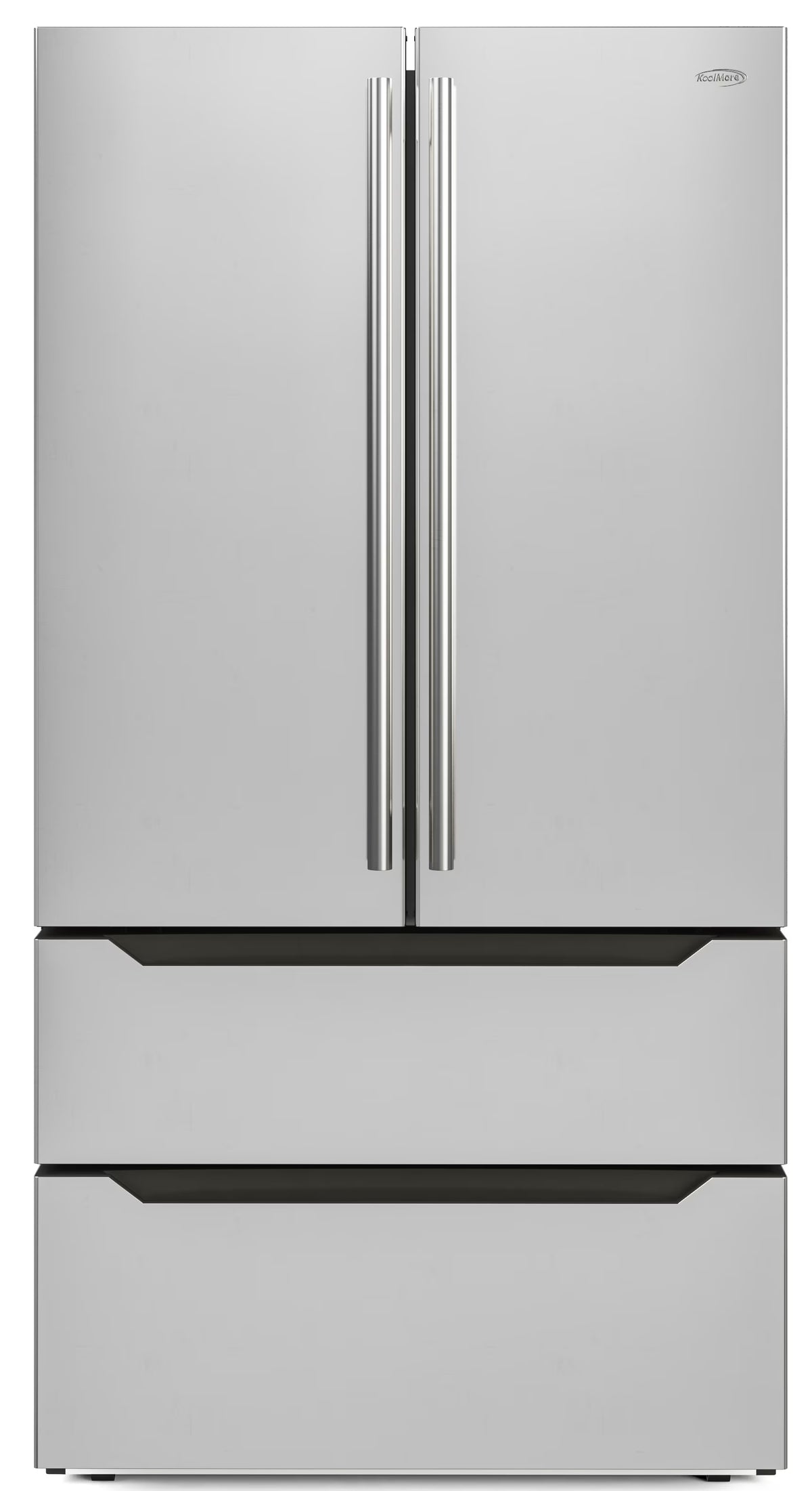 18.5 cu. ft. Stainless-Steel French Door Refrigerator in Silver, Auto Defrost, Energy Star, Digital Temperature Control