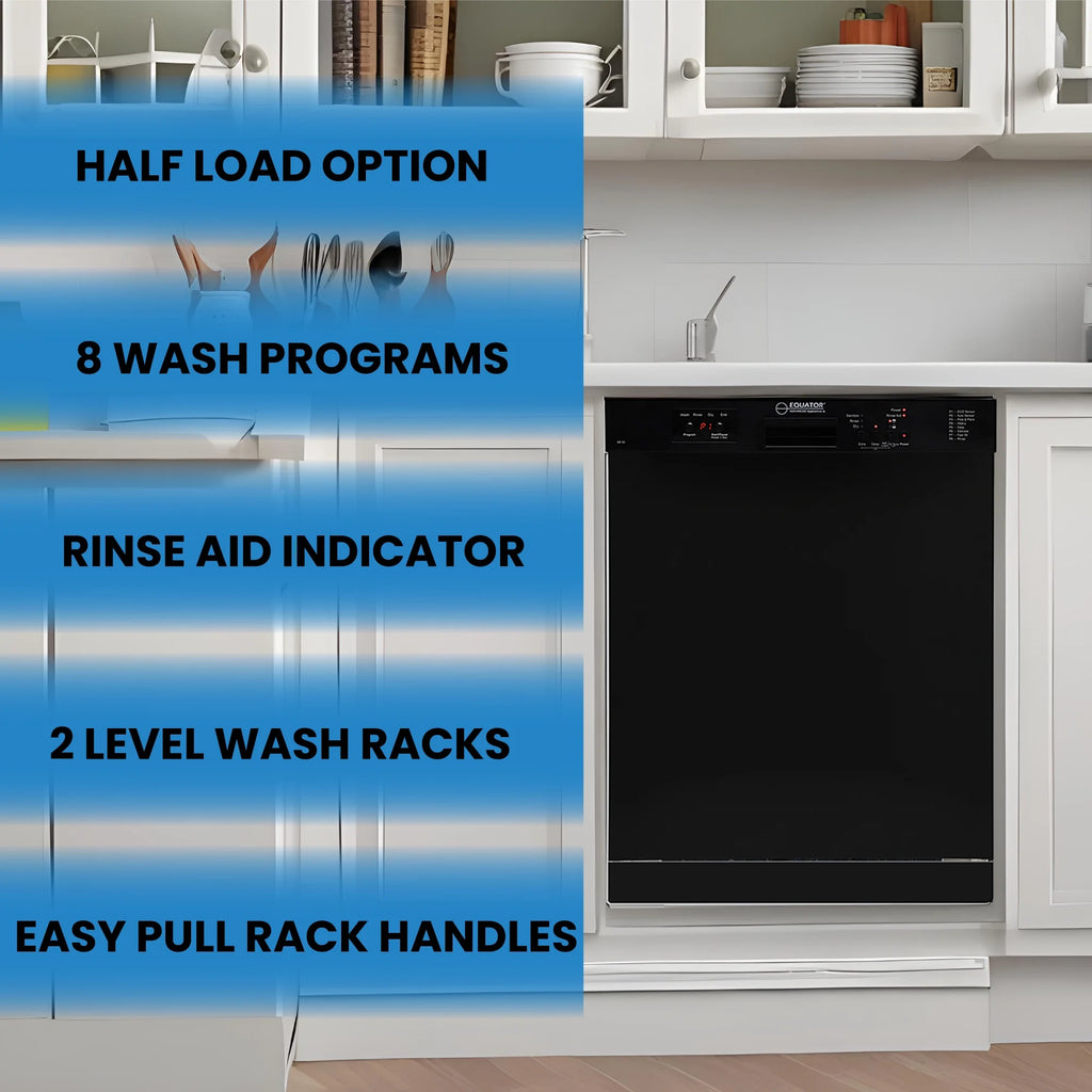 Equator Europe 24" Built in 14 place Dishwasher in Stainless