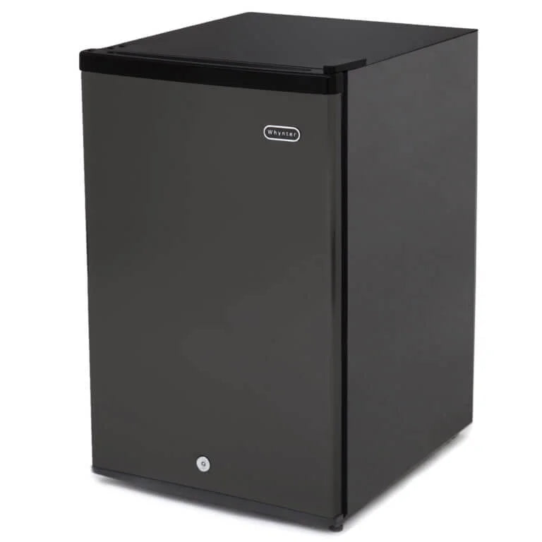 Whynter 3.0 cu ft Energy Star Upright Freezer in Black CUF-301BK